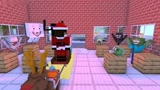 Minecraft动画：怪物学院Herobrine变成了圣诞老人