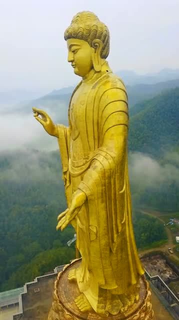 世界第一佛像,河南鲁山中原大佛,耗资12亿建成,快来看看吧