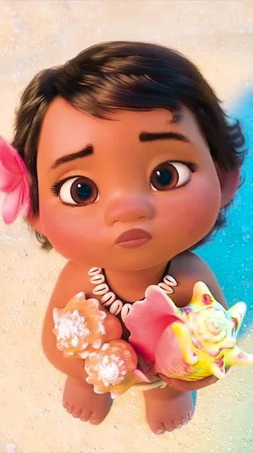 公主莫阿娜,教你甩秀发