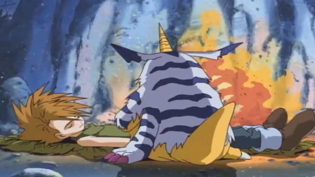 数码宝贝加布兽脱下皮毛后长什么样子估计只有阿和见过了