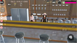樱花校园模拟器：去餐厅当服务员兼职的一天，还碰见情侣分手吵架