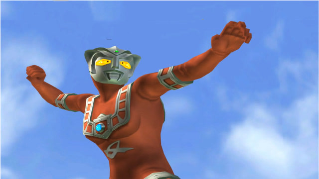 奥特曼格斗大作战:阿斯特拉使出飞踢打败超人戴拿奥特曼