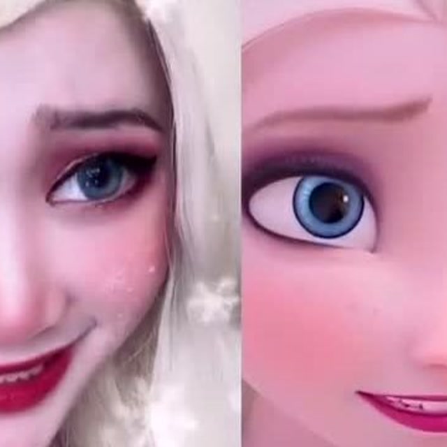 模仿迪士尼公主的11个表情,最后这个动作我爱了,果然是仙女!