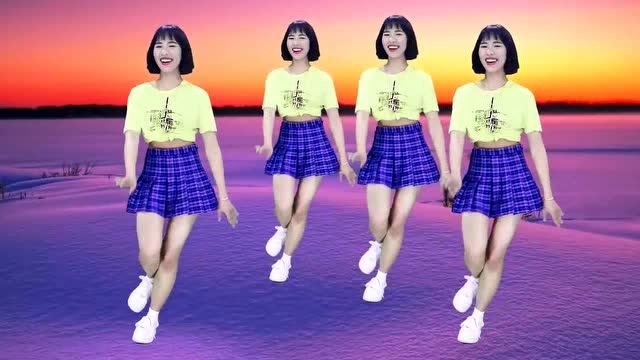 dj版广场舞《大姑娘美大姑娘浪》,动感时尚健身操,青春有活力