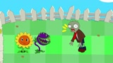植物大战僵尸搞笑动画：向日葵生产出食人花对付僵尸