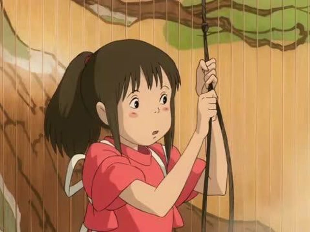 千与千寻:因为自己淋过雨,所以总想替别人撑把伞!千寻与无脸男相遇!