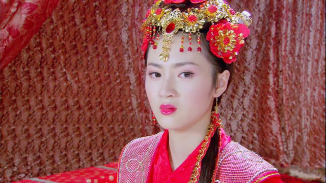 隋唐英雄李鸾英为了助薛丁山拿到乾坤伞被迫嫁给李南山