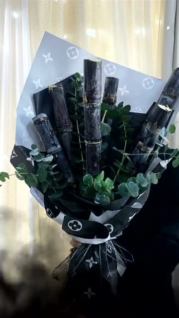 送给渣男必备神器,甘蔗花束