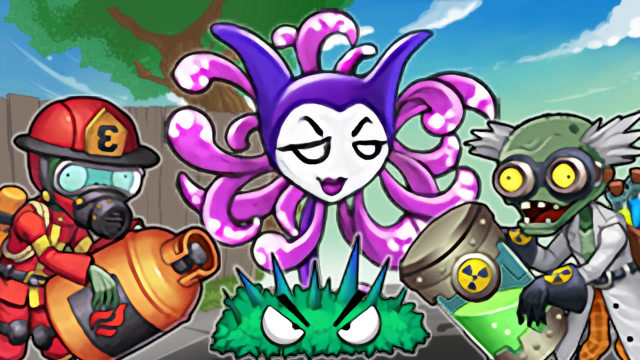 僵尸农场:趁植物睡觉来偷袭,僵尸和植物碰一碰啊!