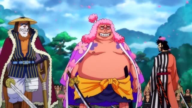 海贼王:同为赤霄九侠的酒天丸和锦卫门打架,谁能拦得住?