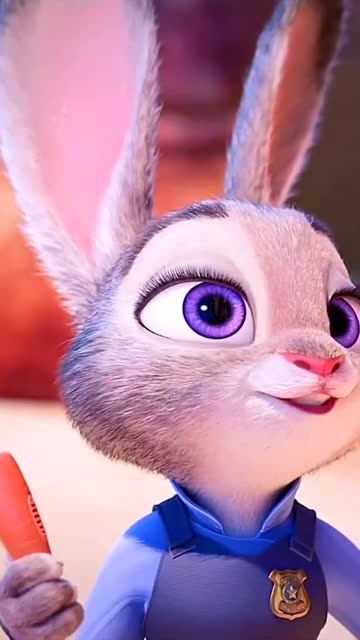 疯狂动物城,朱迪真是个小可爱,狐狸和兔子的爱情