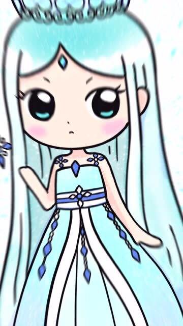 q版罗丽,冰公主灵公主 超萌卡通合集 画画教程