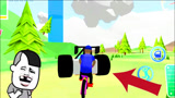 沙盒趣味模拟器：格斗小子驾驶单车，找到心爱的赛车