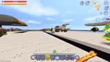 迷你世界：打造了一架战斗机，没想到还可以在天空旋转