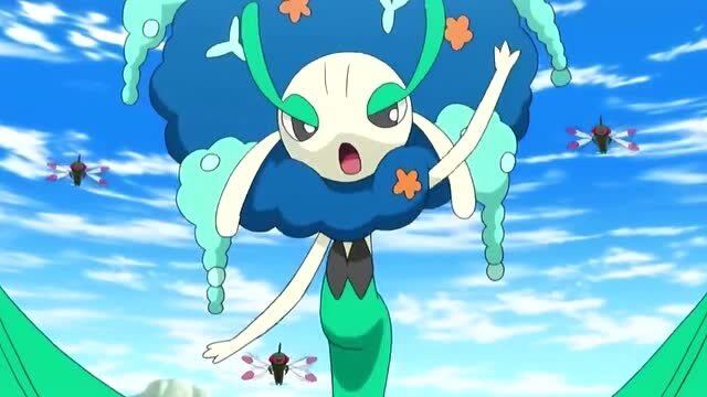 精灵宝可梦:野生神奇宝贝之间的对决,花洁夫人对抗黏美露龙!