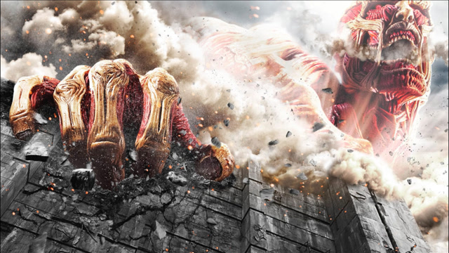 进击巨人:巨人摧毁了人类文明,人们建起高墙生活在围墙里面 如同家畜