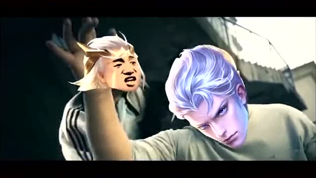 搞笑王者荣耀:恶霸铠欺负后羿蔡文姬,鲁班大师前来救援,真是猛啊!