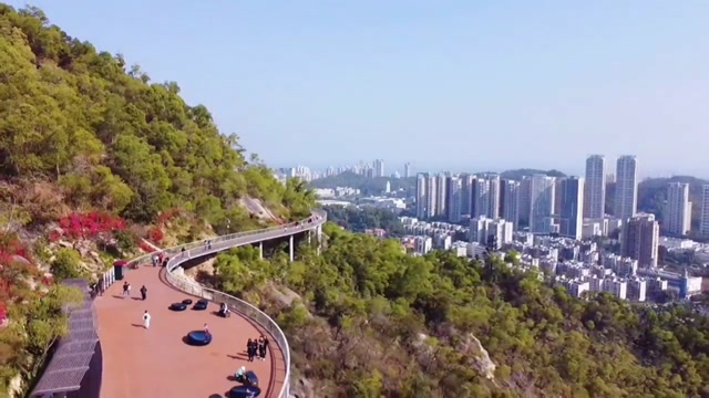 珠海新网红打卡地板樟山悬空栈道现已开放看山看海看珠澳风光
