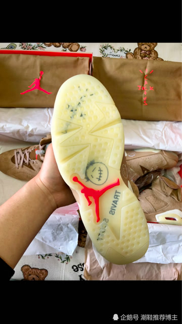 travis scott aj6卡其棕开箱细节满满!