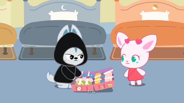 小鹿杏仁儿之暖萌小剧场  还好华夫没有不理我,模型也终于拼完了,小