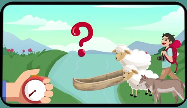 脑力测试:狼不能与羊同行,不然就会吃掉它,怎么过河你会么