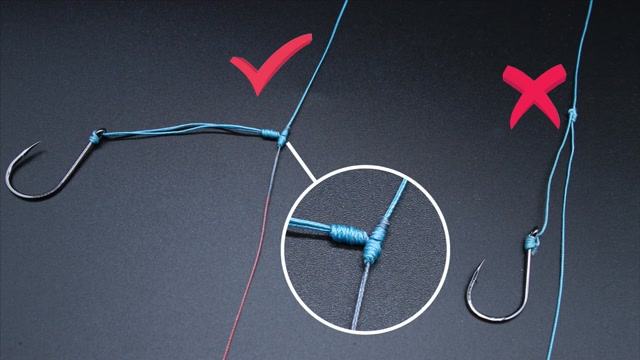 主线与子线t型分叉线绑法,不会此绑法不要说你是合格的钓鱼人!