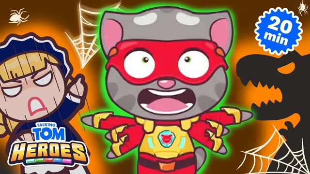 汤姆猫英雄动画他们的影子出来胡作非为他们变身抓自己的影子