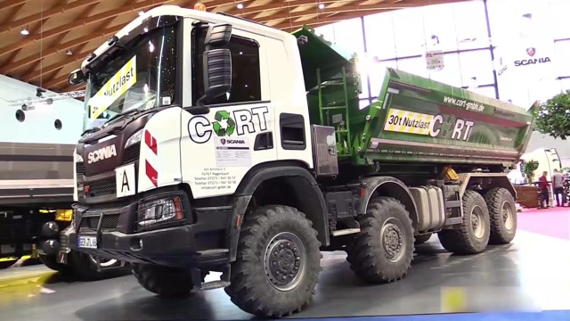 2020斯堪尼亚p450 xt 30t自卸卡车,外部巡视
