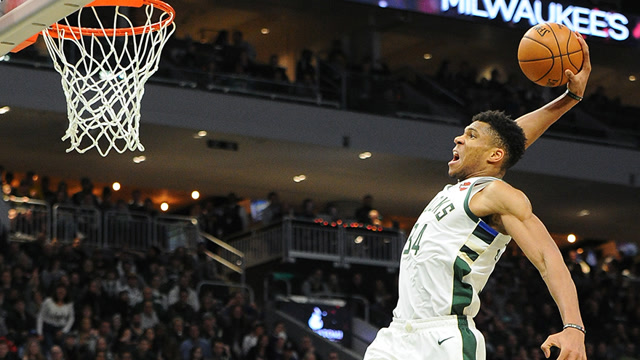 23日nba五佳球 字母哥抢断暴扣举火烧天洛瑞妙传布切尔惊天扣篮