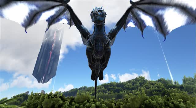 【肉搏快乐】方舟:生存进化370 蓝色小飞龙