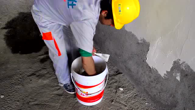 大禹神工安固仕腻子膏施工工艺展示