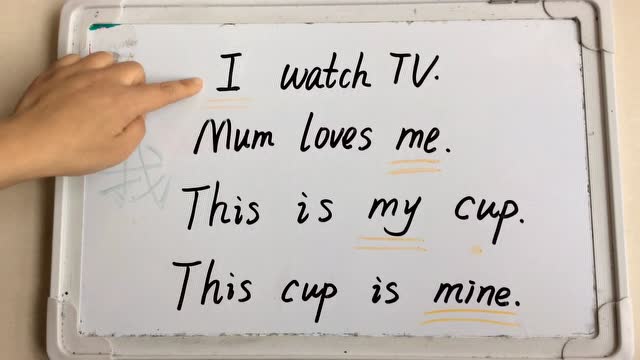 i my me mine——用法区分(小升初语法)