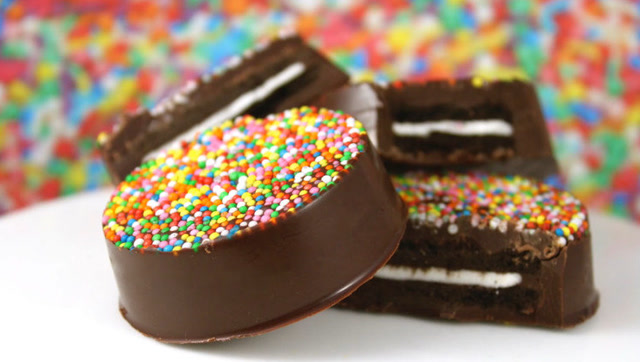 彩色奥利奥的制作