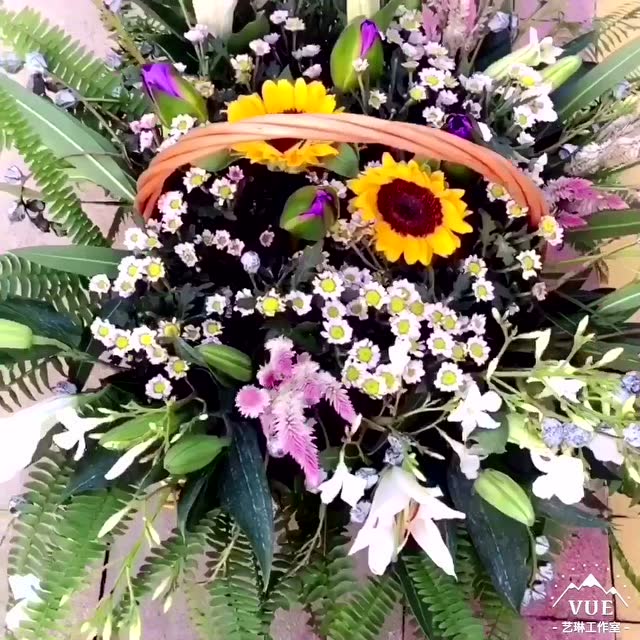 做个花篮去供佛