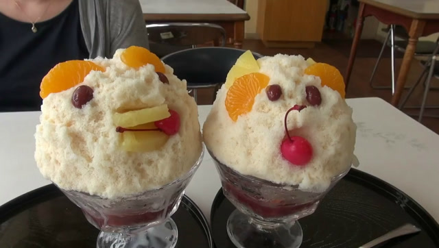 可爱又好吃的日本红豆冰沙,凭这个造型就知道,一定卖的很火爆