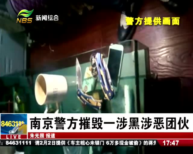 南京一涉黑涉恶团伙30人落网缴获4支枪20多克毒品