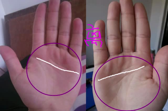 "男儿断掌千斤两,女子断掌过房养",此生必嫁二夫的女人手相