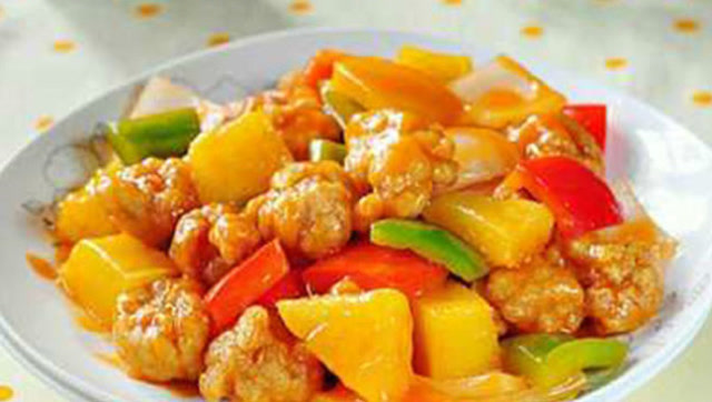 新鲜水果里脊,美味