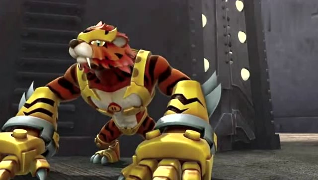 猪猪侠:铁拳虎进去牢房救了丹尼和它妈妈