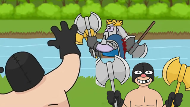 《皇室战争》搞笑动画之飞斧屠夫vs皇家幽灵