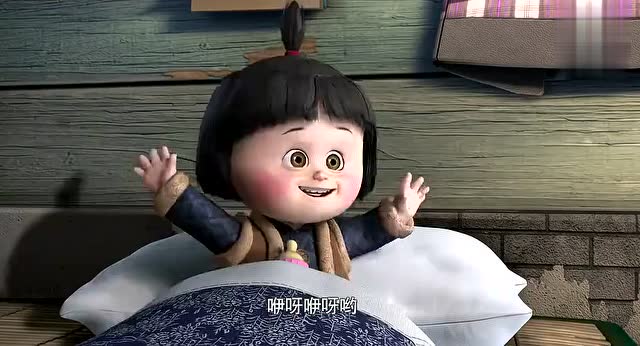 熊出没:哪里来的小女孩,把光头强吓成了这幅损样,太逗了!