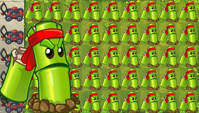 植物大战:新植物《竹小弟》挑战所有小僵,新手教学