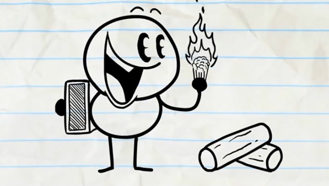 创意铅笔动画 搞笑铅笔人花样点火法 笑歪腰了 铅笔画