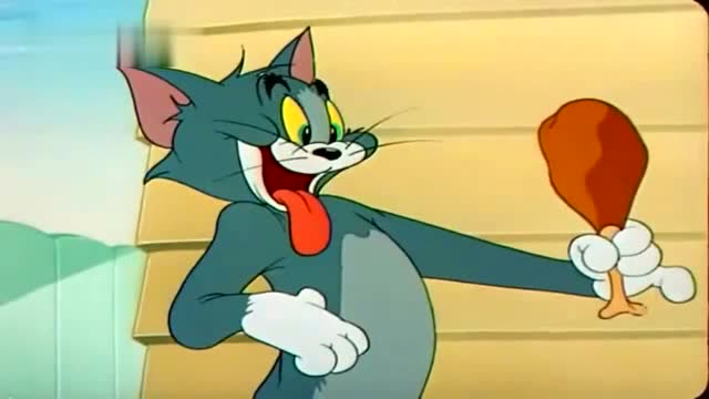 猫和老鼠汤姆偷吃鸡腿诬陷杰瑞