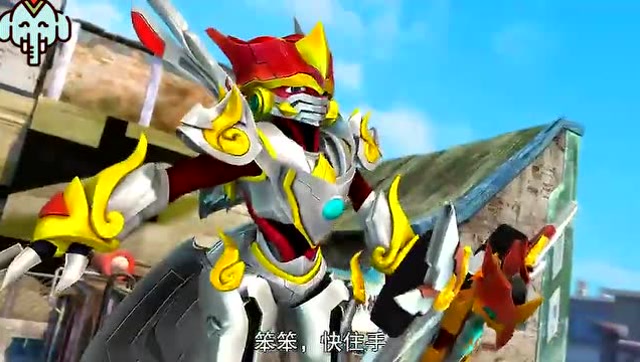 猪猪侠:猪猪侠跟菲菲变身五灵威力来唤醒笨笨.