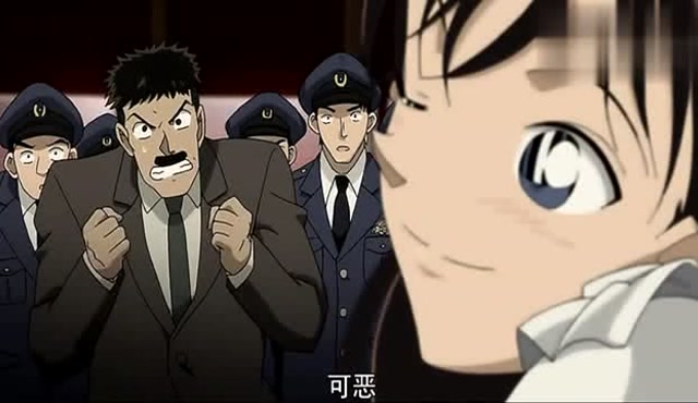 怪盗基德最搞笑时刻,在基德真面目被揭穿时中森警部的反应很搞笑