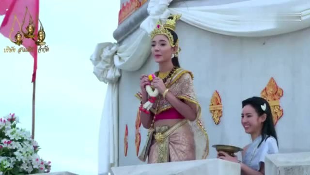 泰国古装神话剧七个公主抛绣球选父母第五个被中国男子抢到