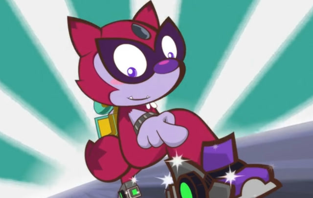 芝麻狐破坏了城市的信号系统为了城市的安全开心超人出击