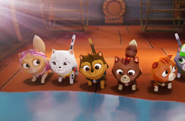 汪汪队立大功:鲨鱼艇失去控制了,这下调皮捣蛋猫咪大队真的要哭了