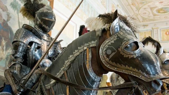 一名骑士有多土豪?一匹战马抵农夫100年收入,一套板甲重达60多斤